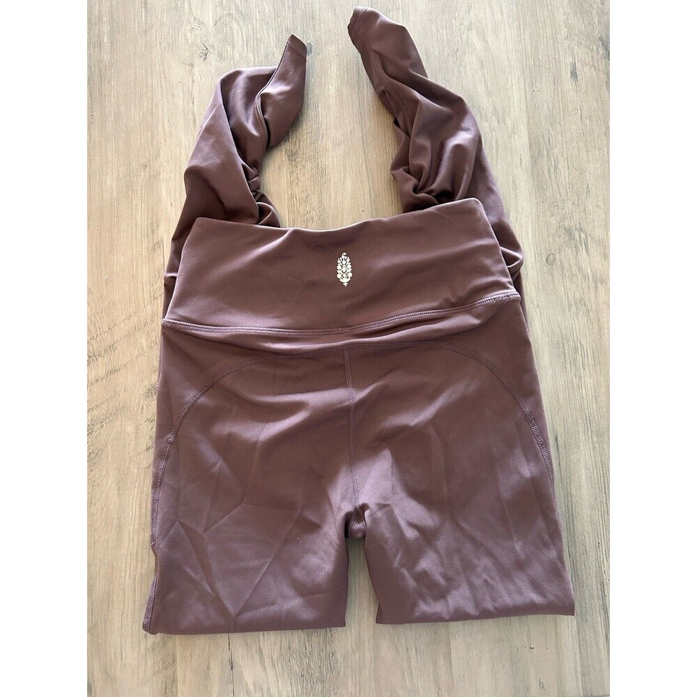Free People Movement Dark Mauve High Rise Leggings Size XS